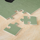 Monogrammen golfkunst legpuzzel (Zijkant)