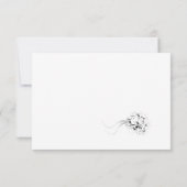 Monogrammen katholiek RSVP kaartje (Achterkant)