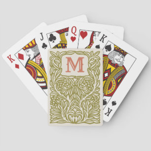 Monogrammen om het even welke Douane Kleur Pokerkaarten