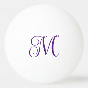 Monogrammen Pingpongballen