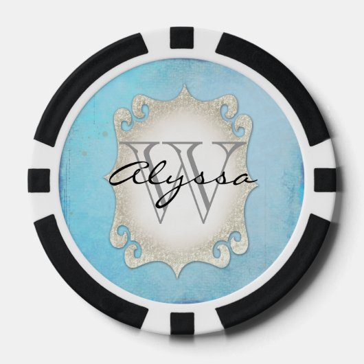 Monogrammen Pokerchips (Voorkant)