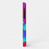 Monogrammen regenbooggradiënt Spirale fractal Case-Mate iPhone Case (Achterkant/links)
