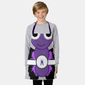 Monogrammen Roze Butterfly Apron Schort (Gedragen)