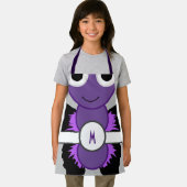 Monogrammen Roze Butterfly Apron Schort (Insitu)