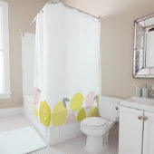 Monogrammen | Roze limonade Douchegordijn (In situ)