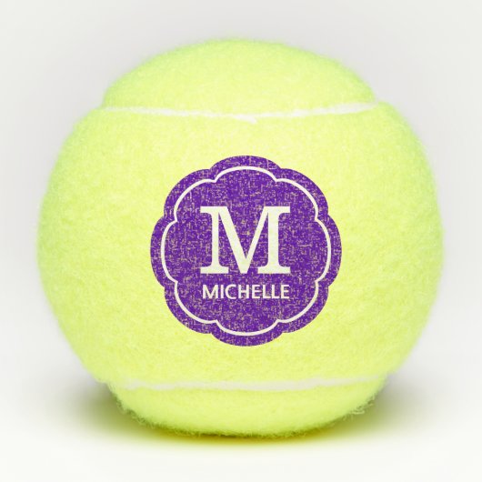 Monogrammen Tennisballen (Voorkant)