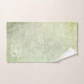 Monogrammen van de Groene Woordhanddoekset van de  Bad Handdoek (Handdoek)