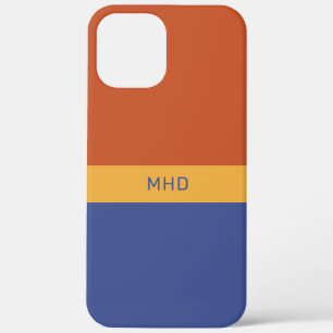 Monogrammen van de Telefoon van de Blokken van de iPhone 12 Pro Max Hoesje