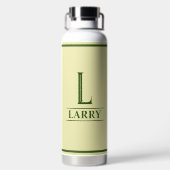 Monogrammen Waterfles (Achterkant)