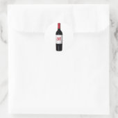 Monogrammen wijn Stickers (Tas)