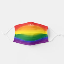 Monogrammen Zacht gemengde regenboog