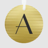 Monogrammes Art Déco Gold Satin (dos)