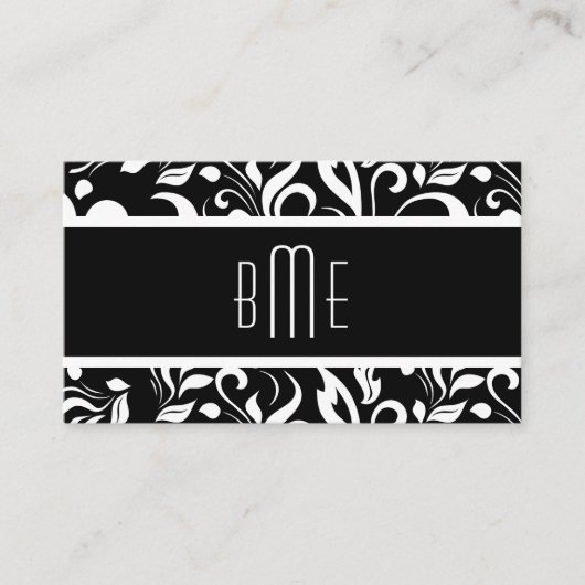 Monogrammes Cartes de visite (Devant)