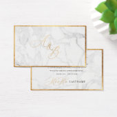 Monogrammes Marbre + Faux Or Calligraphie de PixDe (Bureau)