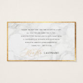 Monogrammes Marbre + Faux Or Calligraphie de PixDe (Dos)