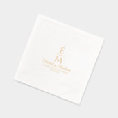 Monogrammes Mariages simples personnalisés (Gauche)