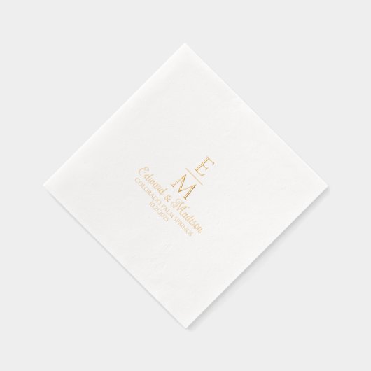 Monogrammes Mariages simples personnalisés (Droite)