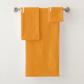 Monogrammes Orange Jaune Blanc Nom Décor Design (En situation)