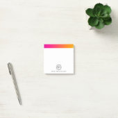 Monogrammes personnalisés Post-it® Notes (Bureau)