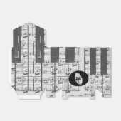 Monogrammuzieknotities Favorietendoos Bedankdoosjes (Uitgevouwen)