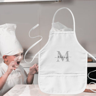 Monogramnaam personaliseren Fotokleur toevoegen Kinder Schort