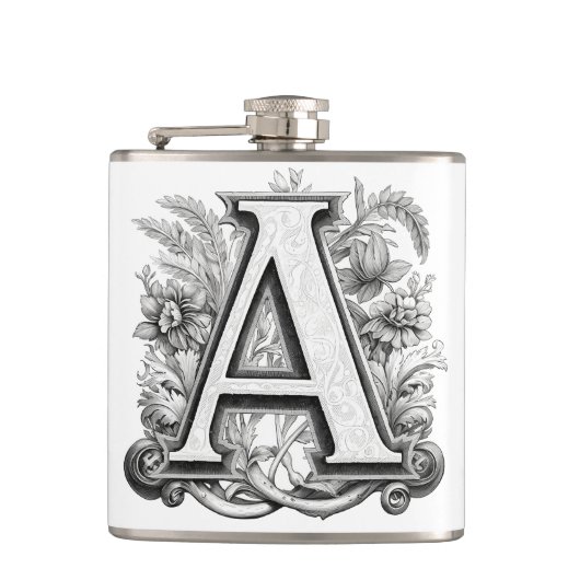 Monogramontwerp Heupfles (Voorkant)