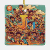 #monogramOrnament Keramisch Ornament (Voorkant)