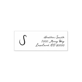 Monogramscript Zelfinktende Stempel