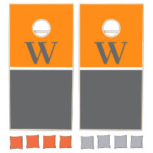 Monogramset van Oranje en grijs College
