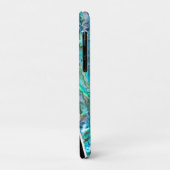 Monogramstijl van Abalone Paua Shell Case-Mate iPhone Case (Achterkant/links)