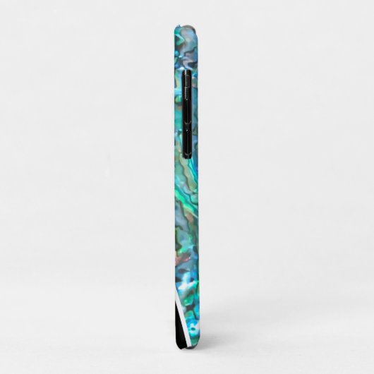 Monogramstijl van Abalone Paua Shell Case-Mate iPhone Case (Achterkant/links)
