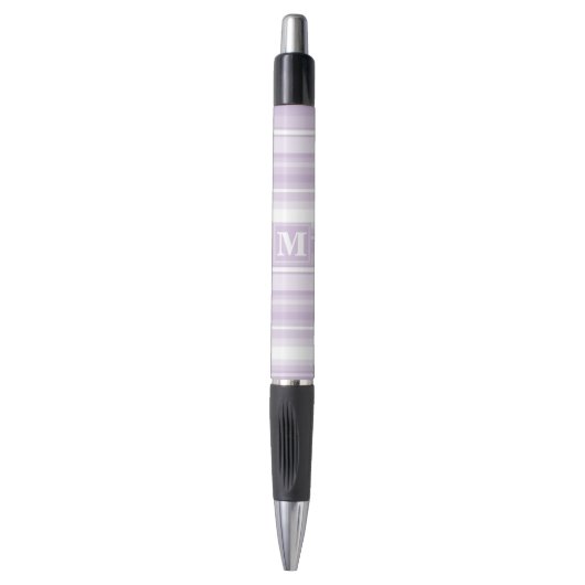 Monogramthistle paarse strepen pen (Voorkant Verticaal)