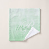 Monographie Abstraite de Pistachio (Gant de toilette)
