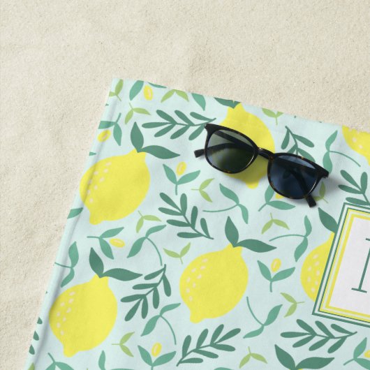 Monographie botanique de citron et serviette de pl (En situation)