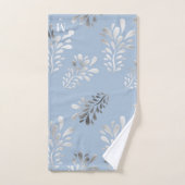 Monographie botanique du feuillage bleu clair (Serviette à main)