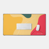 Monographie calligraphie de formes organiques Abst (Clavier et souris)