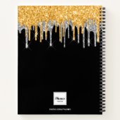 Monographie de carnet de croquis or noir argent go (Dos)