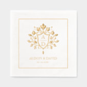 Monographie de crête de bouclier floral, or mariag (Recto)