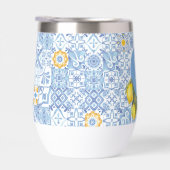 Monographie de fruit de citron, carreau bleu (Droite)