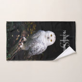 Monographie de hivernal majestueux hivernal (Serviette à main)