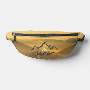 Monographie de montagnes personnalisables Gold sun