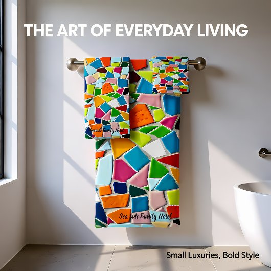 Monographie de mosaïque de géométrie de l'art mode