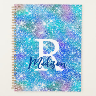 Monographie de parties scintillant rose bleu unico