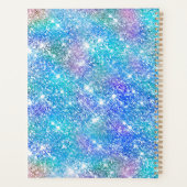 Monographie de parties scintillant rose bleu unico (Dos)