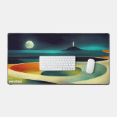 Monographie de paysage abstrait coloré (Clavier et souris)