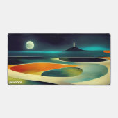 Monographie de paysage abstrait coloré (Recto)