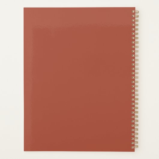 Monographie de script, couleur de terre cuite mode (Dos)