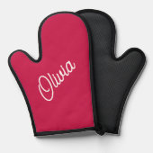 Monographie de script, nouvelle ligne rose cerise (Recto/Verso)