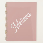 Monographie de script, rose vif moderne (Devant)