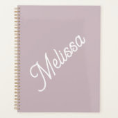 Monographie de script, violet moderne (Devant)
